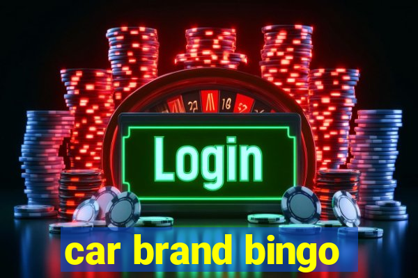 car brand bingo