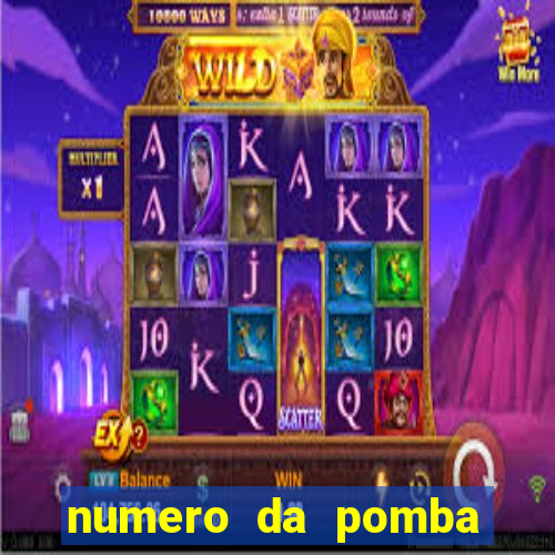 numero da pomba jogo do bicho