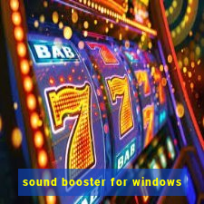 sound booster for windows