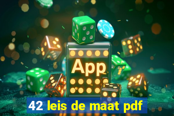 42 leis de maat pdf