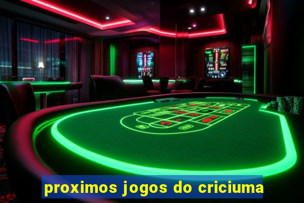 proximos jogos do criciuma