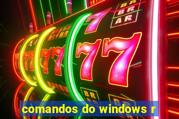 comandos do windows r