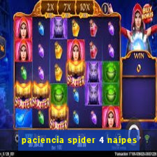 paciencia spider 4 naipes