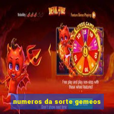 numeros da sorte gemeos