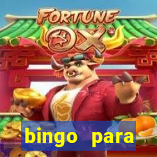 bingo para despedida de solteira para imprimir