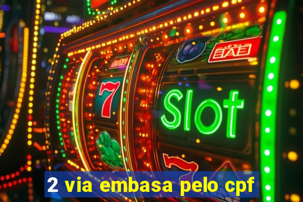 2 via embasa pelo cpf